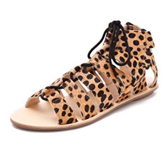 Loeffler Randall Skye Gladiator Haircalf Sandals - Picture 1 of 8